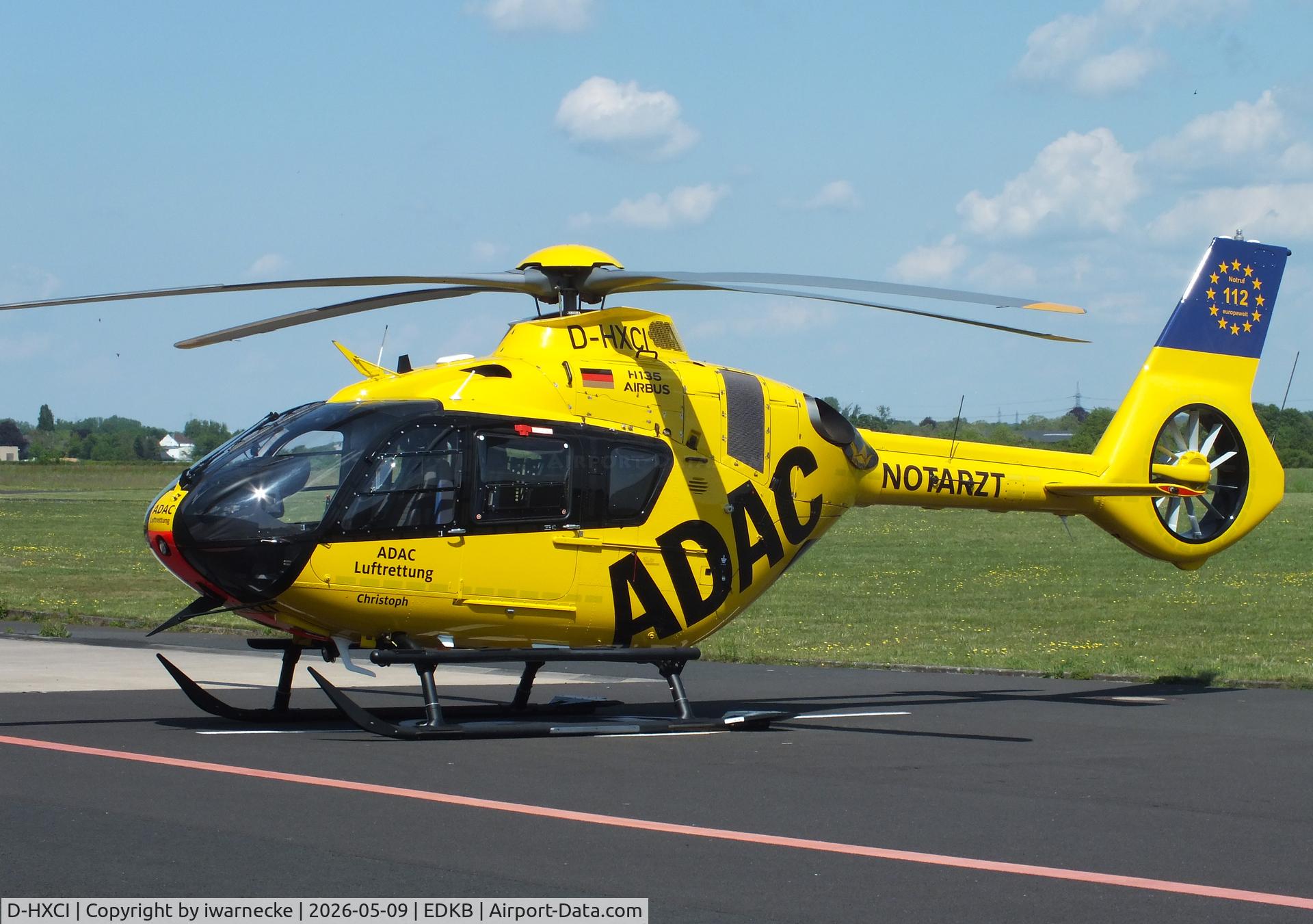 Aircraft D-HXCI, 2026 Airbus Helicopters EC135 P3H, c/n 2337, Airbus Helicopters EC135P-3H EMS-helicopter of ADAC Luftrettung at Bonn-Hangelar airfield '2605, at EDKB, photo by iwarnecke