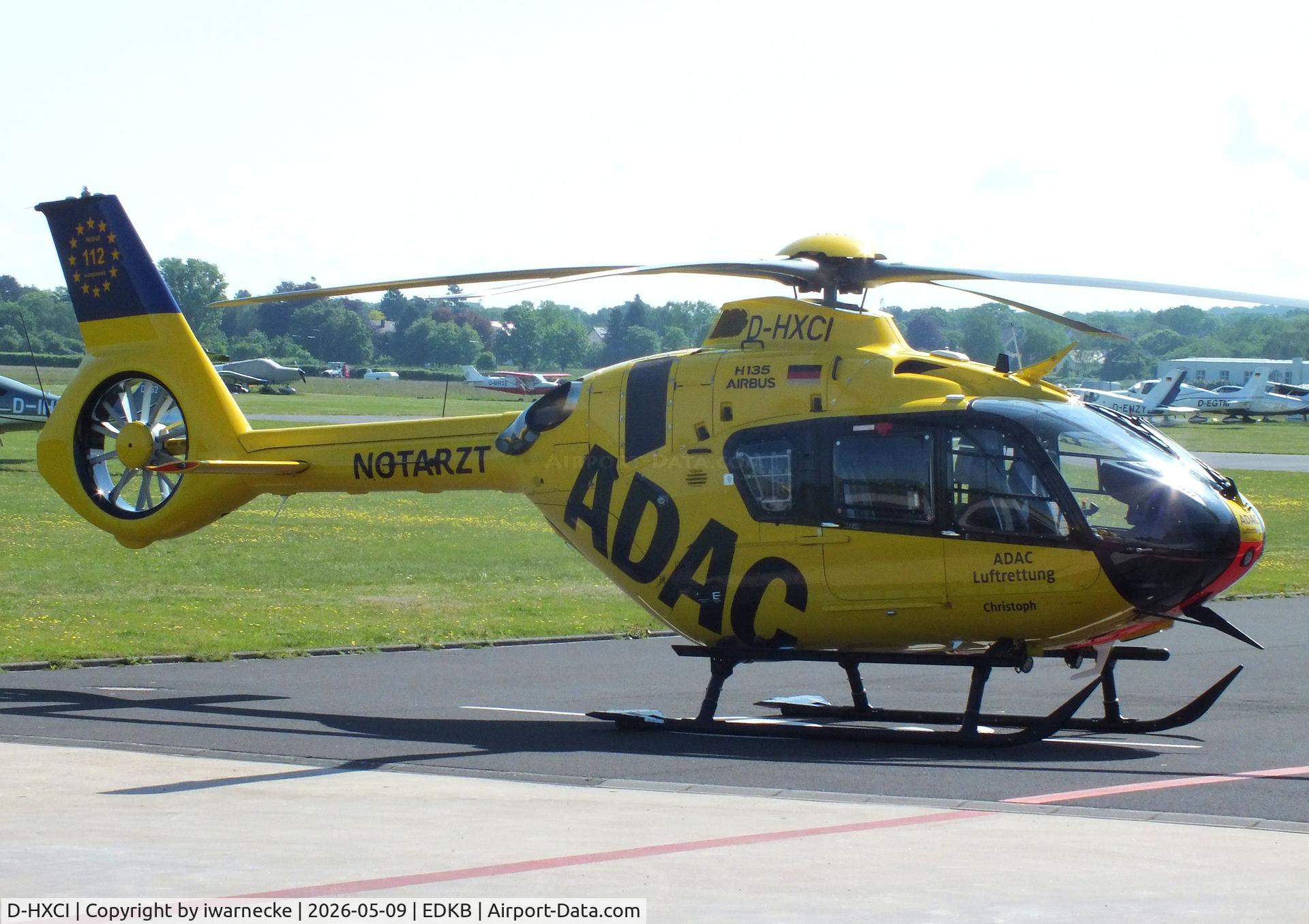 Aircraft D-HXCI, 2026 Airbus Helicopters EC135 P3H, c/n 2337, Airbus Helicopters EC135P-3H EMS-helicopter of ADAC Luftrettung at Bonn-Hangelar airfield '2605, at EDKB, photo by iwarnecke