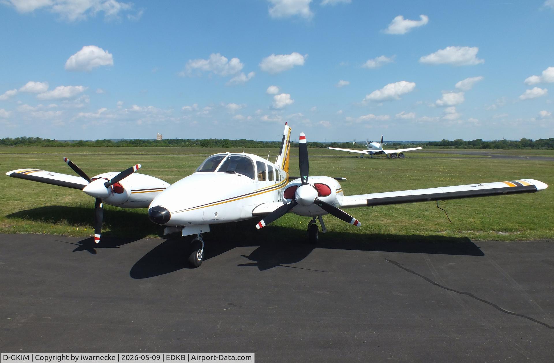Aircraft D-GKIM, Piper PA-34-200T, c/n 34-7970228, Piper PA-34-200T Seneca II at Bonn-Hangelar airfield '2605, at EDKB, photo by iwarnecke