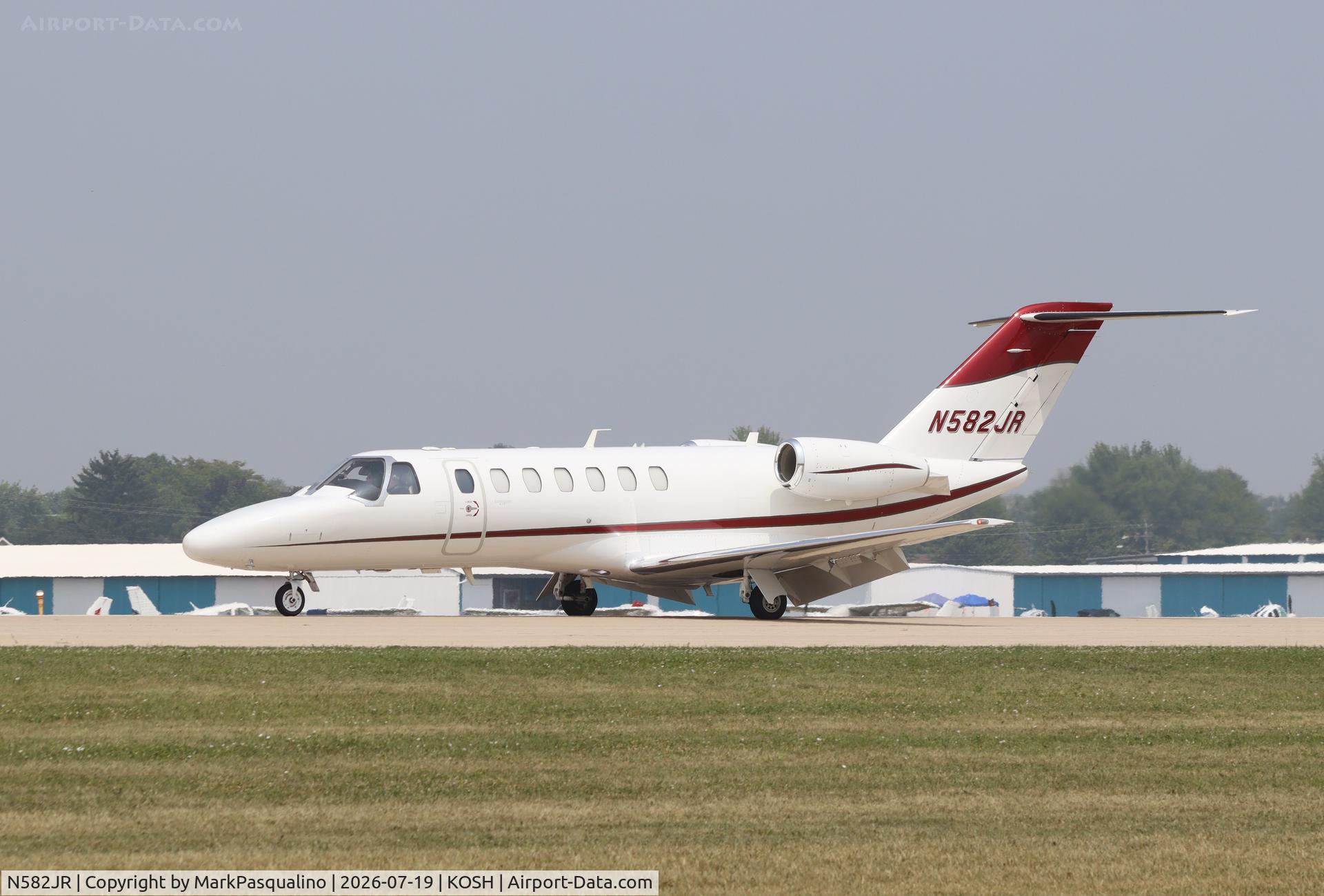 Aircraft N582JR, Cessna 525B Citation CJ3+, c/n 525B0582, Cessna 525b Citation CJ3+, at KOSH, photo by MarkPasqualino