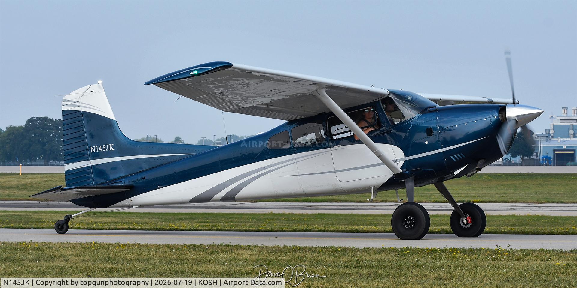 Aircraft N145JK, 1965 Cessna 180H Skywagon, c/n 18051549, Oshkosh 26, at KOSH, photo by topgunphotography