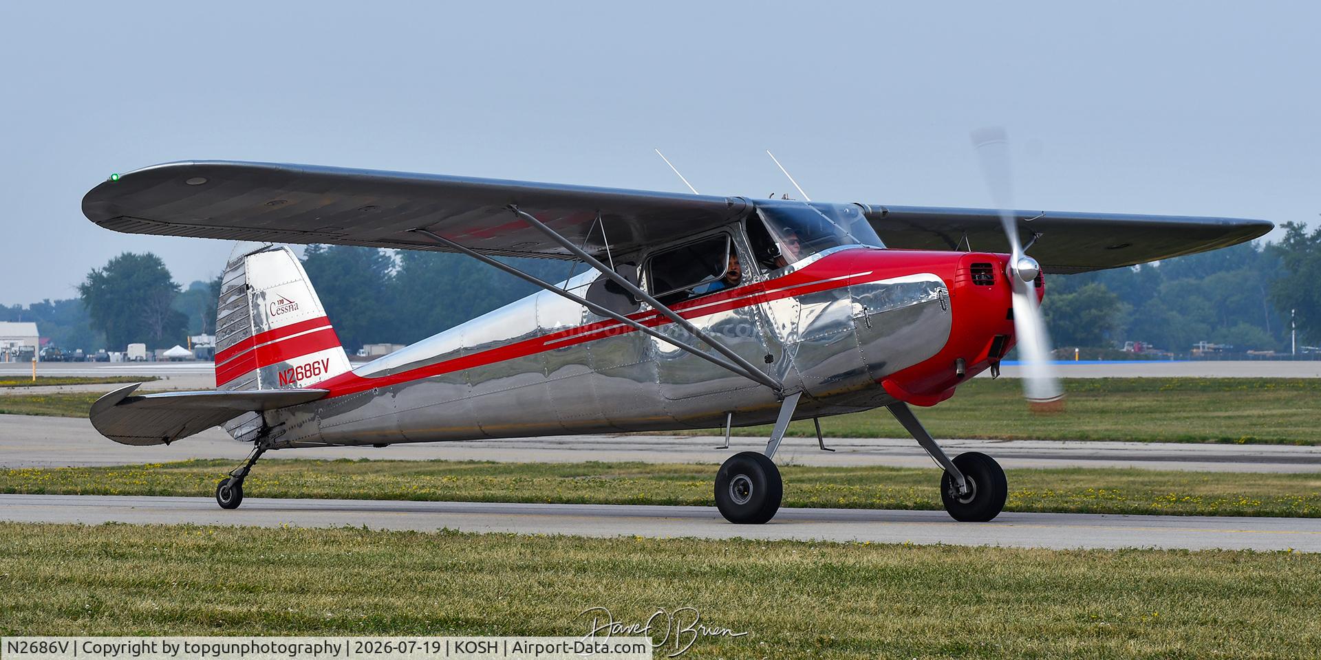 Aircraft N2686V, 1948 Cessna 170, c/n 18196, Oshkosh 26, at KOSH, photo by topgunphotography