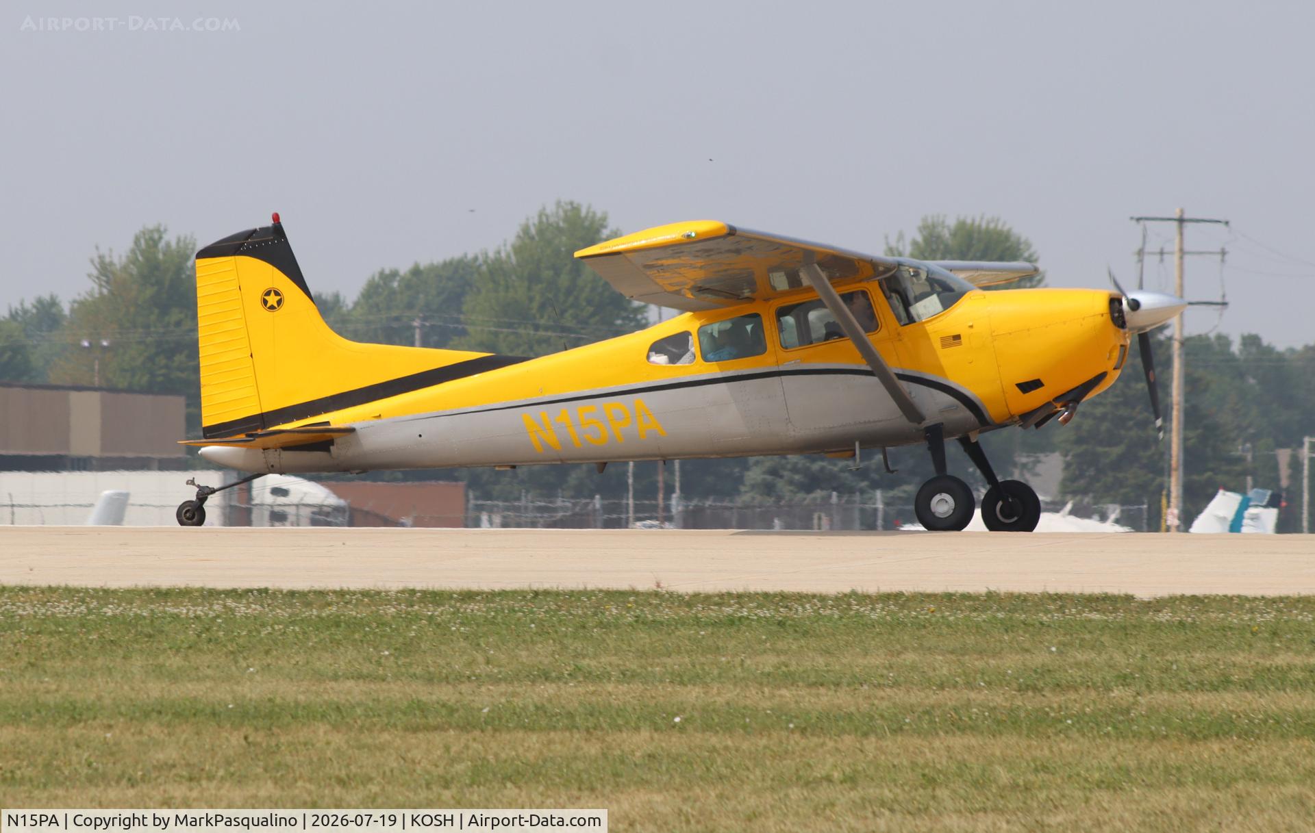 Aircraft N15PA, 1980 Cessna 180K Skywagon, c/n 18053148, Cessna 180K, at KOSH, photo by MarkPasqualino
