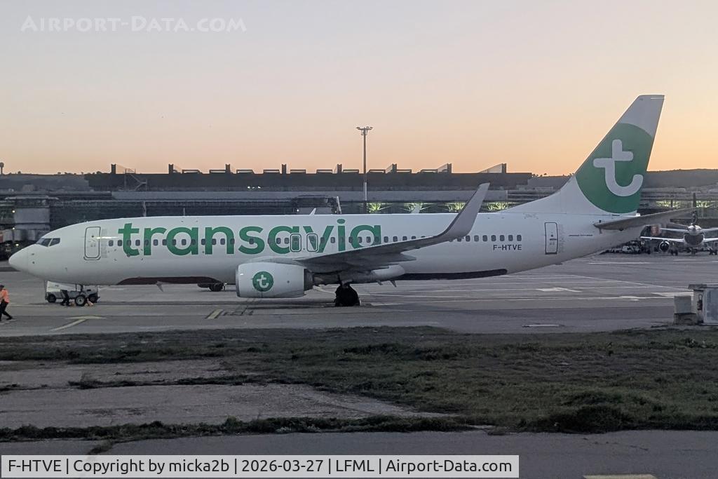 Aircraft F-HTVE, 2017 Boeing 737-8KT, c/n 62155, Parked, at LFML, photo by micka2b