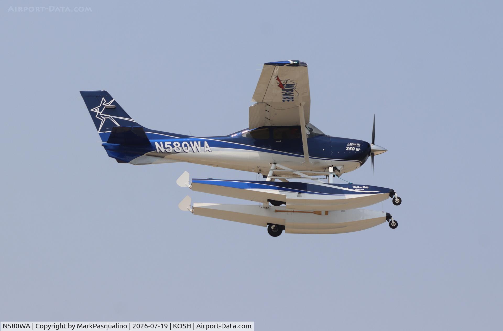 Aircraft N580WA, 1998 Cessna 182S Skylane, c/n 182-80094, Cessna 182S, at KOSH, photo by MarkPasqualino