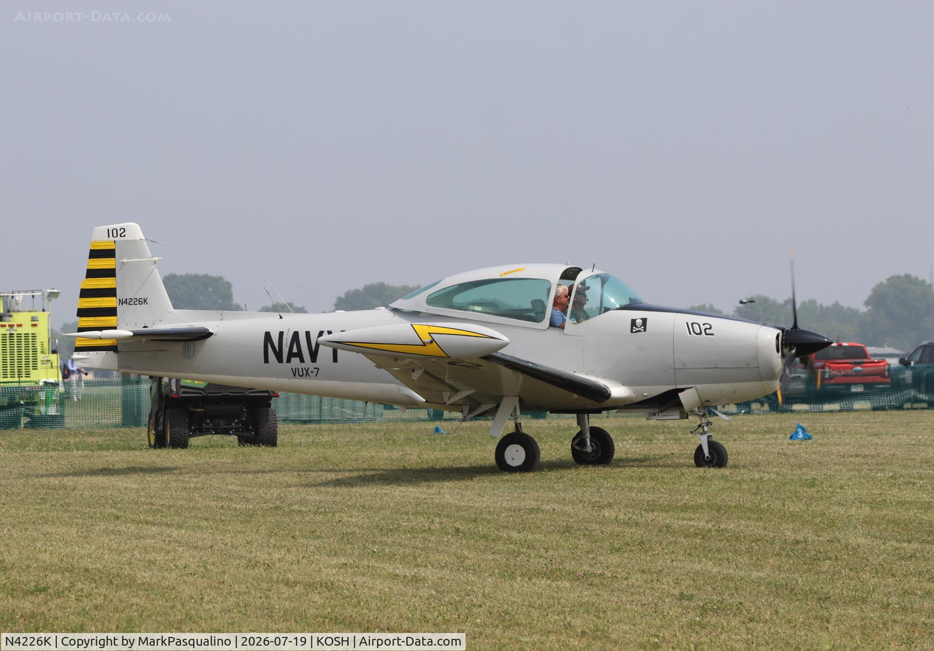 Aircraft N4226K, 1948 Ryan Navion A, c/n NAV-4-1226, Ryan Navion A, at KOSH, photo by MarkPasqualino