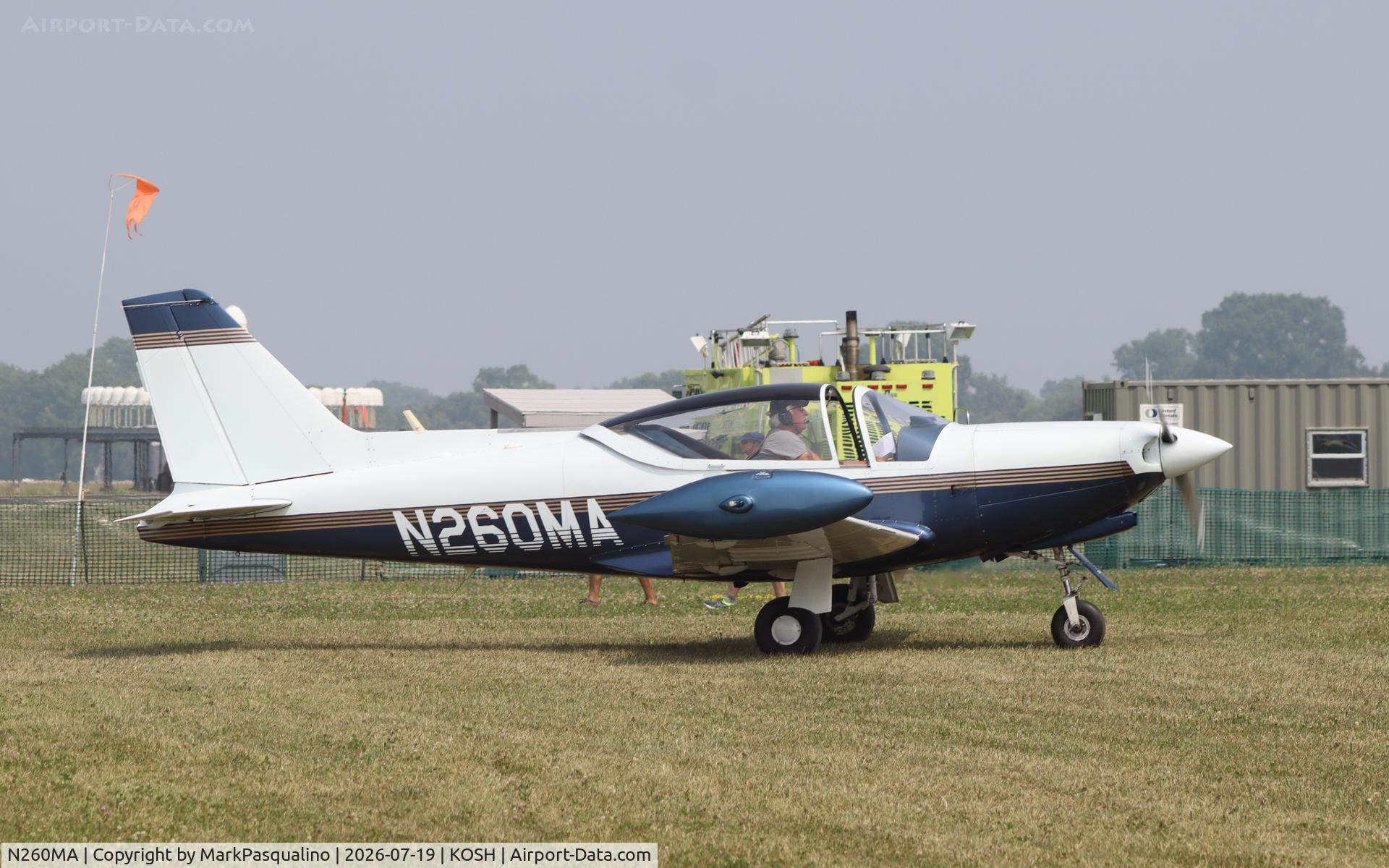 Aircraft N260MA, 1968 SIAI-Marchetti SF-260, c/n 115, SIAI-Marchetti, at KOSH, photo by MarkPasqualino