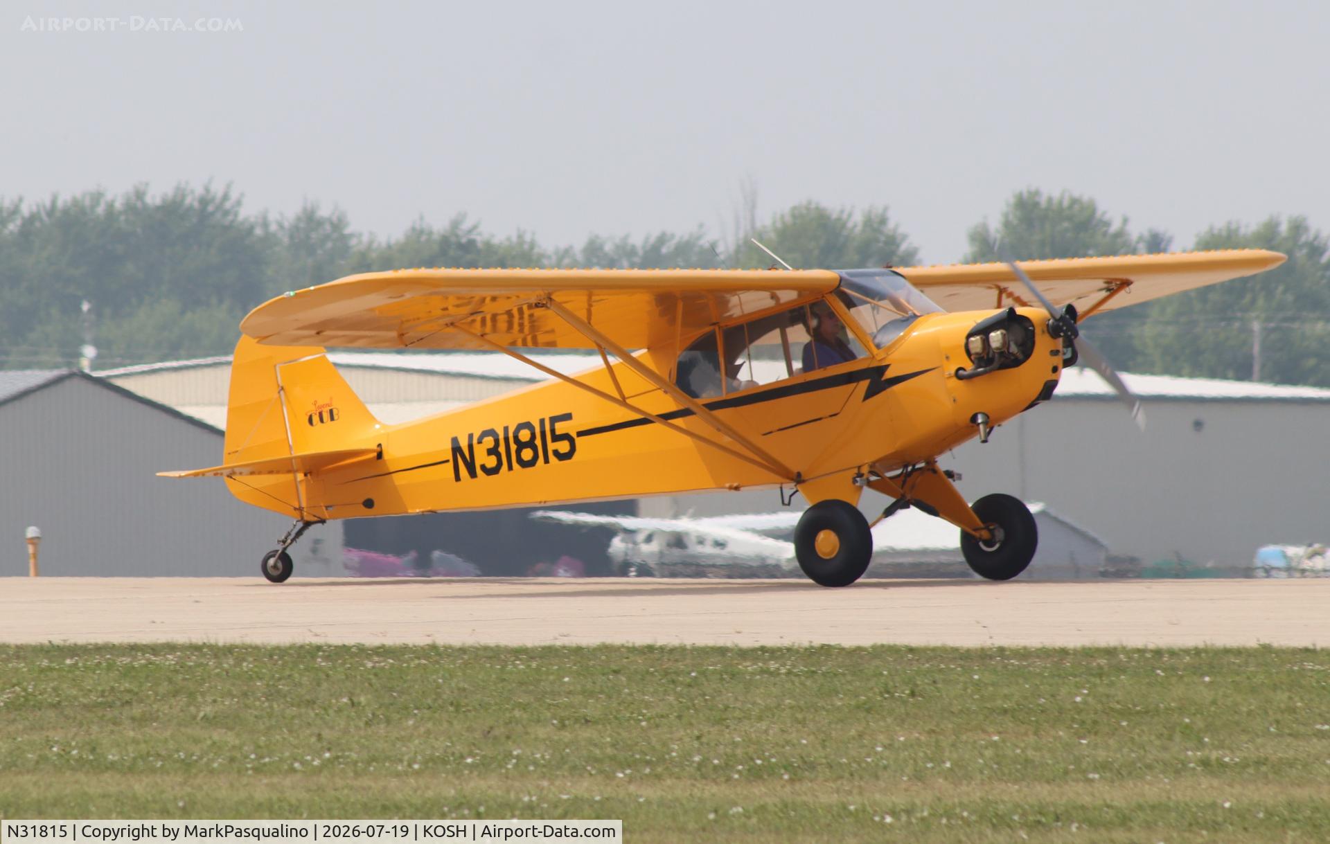 Aircraft N31815, 2006 American Legend AL3, c/n AL-1071, American Legend AL3, at KOSH, photo by MarkPasqualino