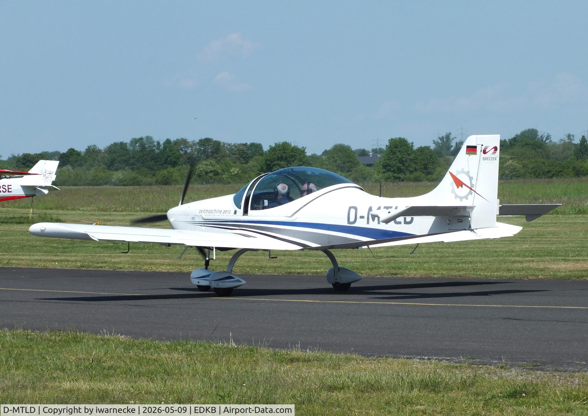 Aircraft D-MTLD, Aerostyle Breezer B400, c/n not found_D-MTLD, Aerostyle Breezer B400 at Bonn-Hangelar airfield '2605, at EDKB, photo by iwarnecke