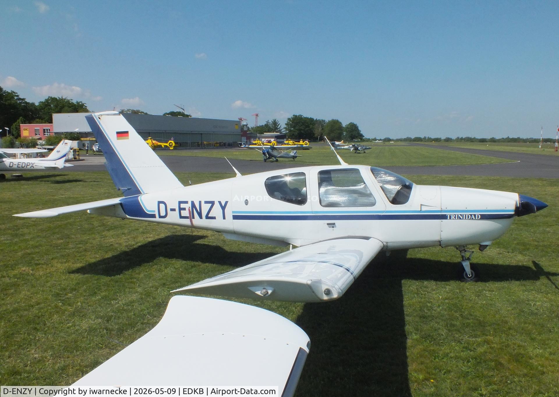 Aircraft D-ENZY, 1990 Socata TB-20 Trinidad, c/n 1184, Socata TB-20 Trinidad at Bonn-Hangelar airfield '2605, at EDKB, photo by iwarnecke