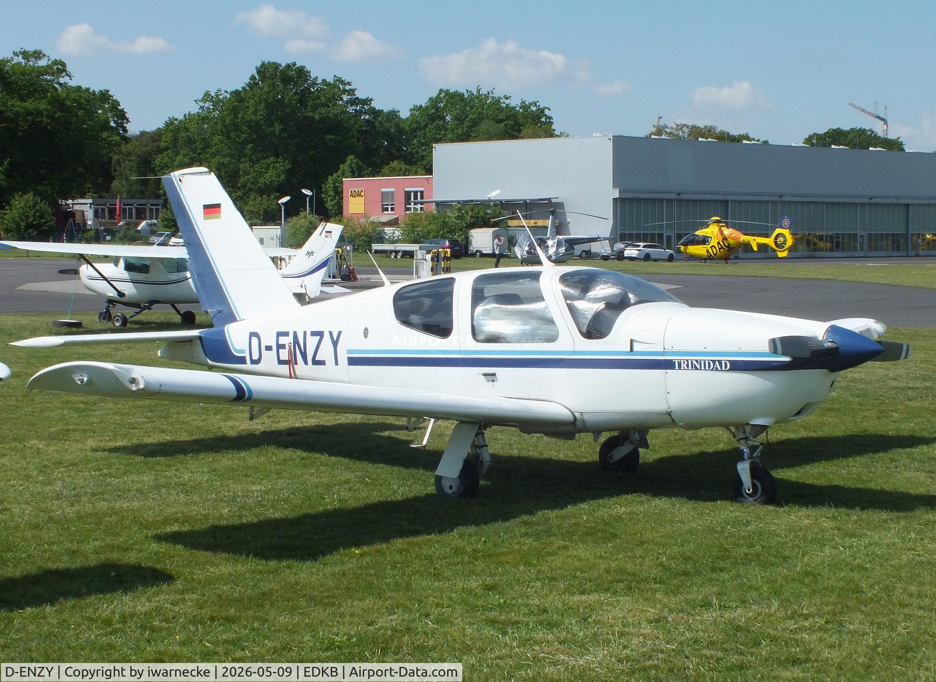 Aircraft D-ENZY, 1990 Socata TB-20 Trinidad, c/n 1184, Socata TB-20 Trinidad at Bonn-Hangelar airfield '2605, at EDKB, photo by iwarnecke