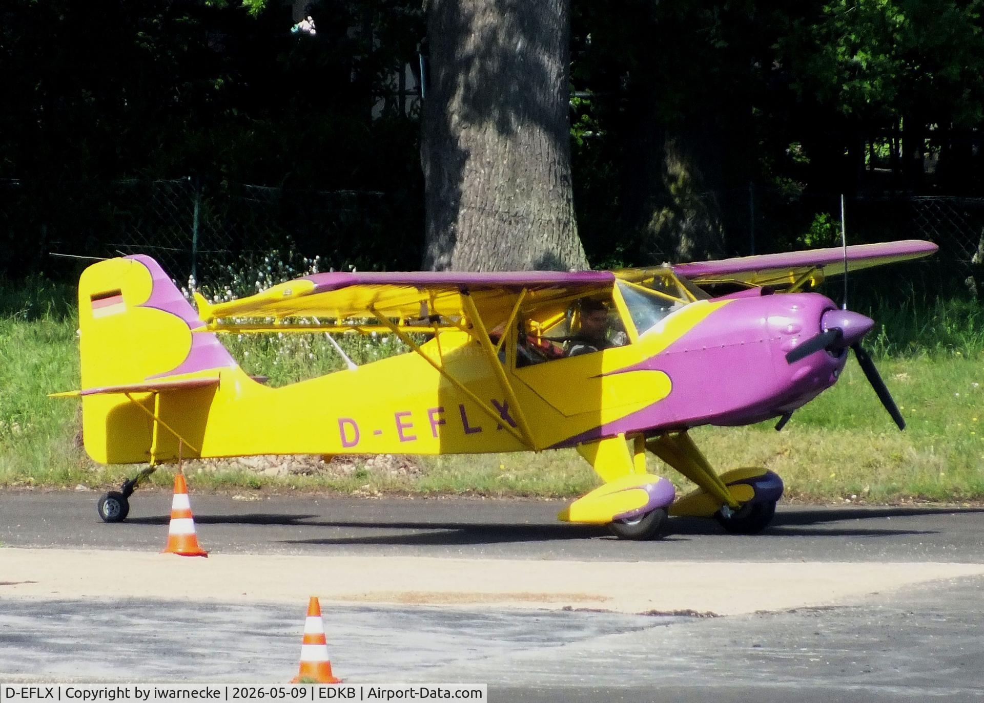 Aircraft D-EFLX, Denney Kitfox 3, c/n S94030004AB, Denney Kitfox 3 at Bonn-Hangelar airfield '2605, at EDKB, photo by iwarnecke