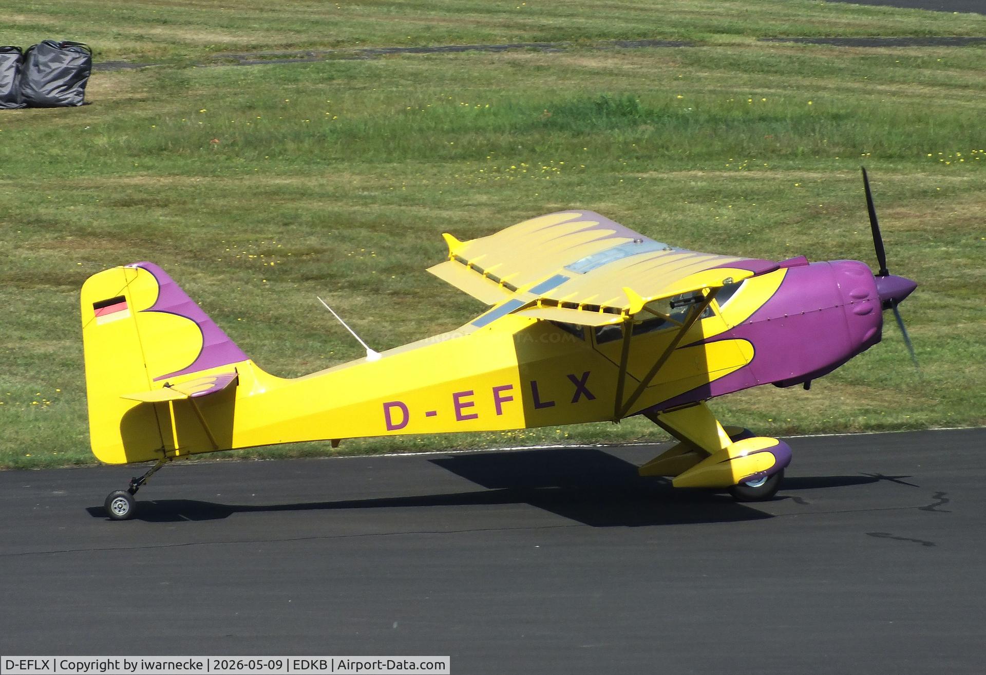 Aircraft D-EFLX, Denney Kitfox 3, c/n S94030004AB, Denney Kitfox 3 at Bonn-Hangelar airfield '2605, at EDKB, photo by iwarnecke