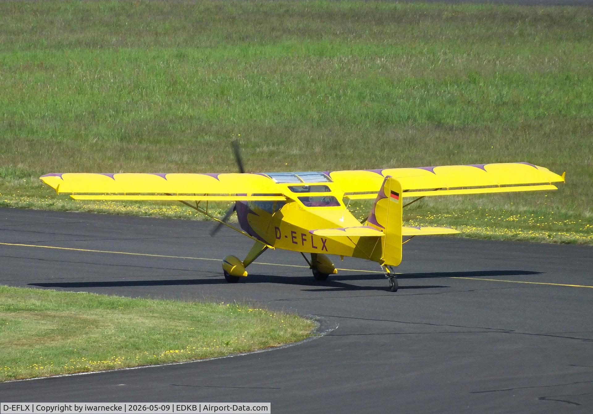 Aircraft D-EFLX, Denney Kitfox 3, c/n S94030004AB, Denney Kitfox 3 at Bonn-Hangelar airfield '2605, at EDKB, photo by iwarnecke
