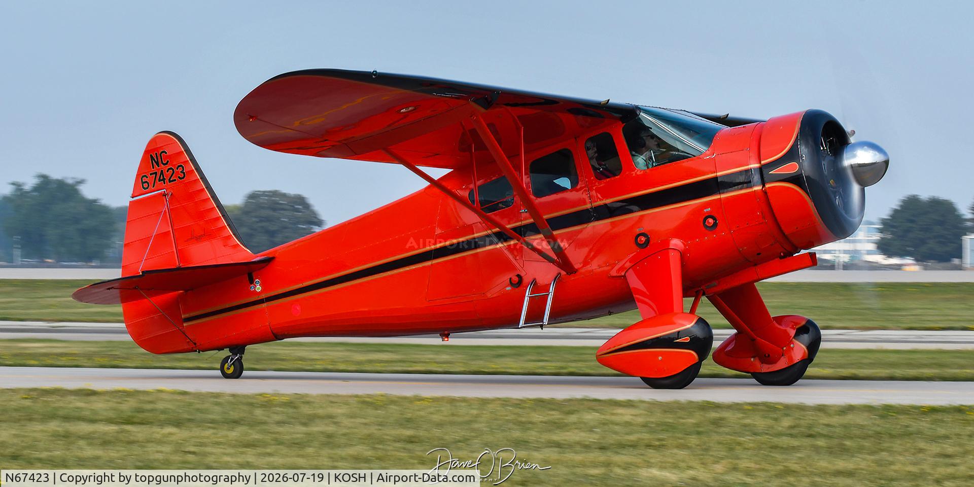 Aircraft N67423, 1944 Howard Aircraft DGA-15P, c/n 1802, Oshkosh 26, at KOSH, photo by topgunphotography