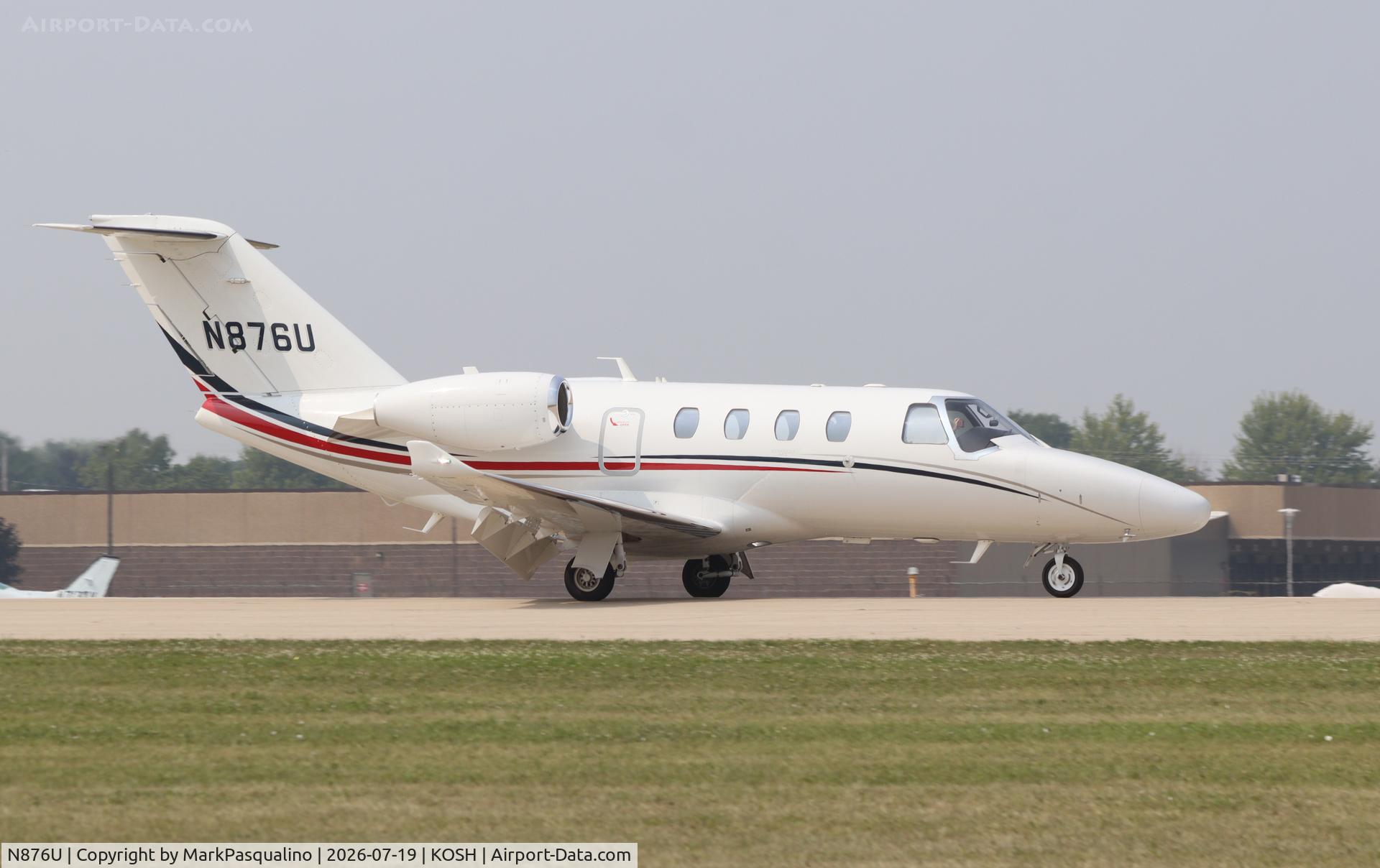 Aircraft N876U, 2018 Cessna 525, c/n 525-0997, Cessna 525, at KOSH, photo by MarkPasqualino