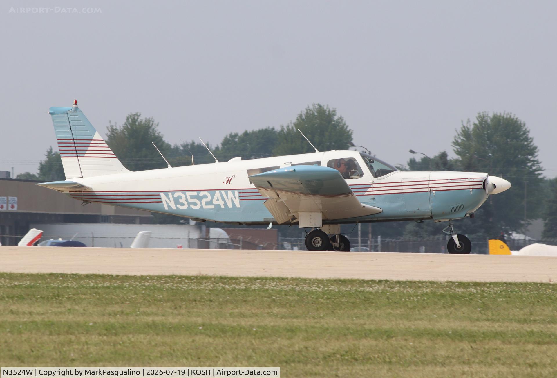 Aircraft N3524W, 1966 Piper PA-32-260 Cherokee Six, c/n 32-409, Piper PA-32-260, at KOSH, photo by MarkPasqualino