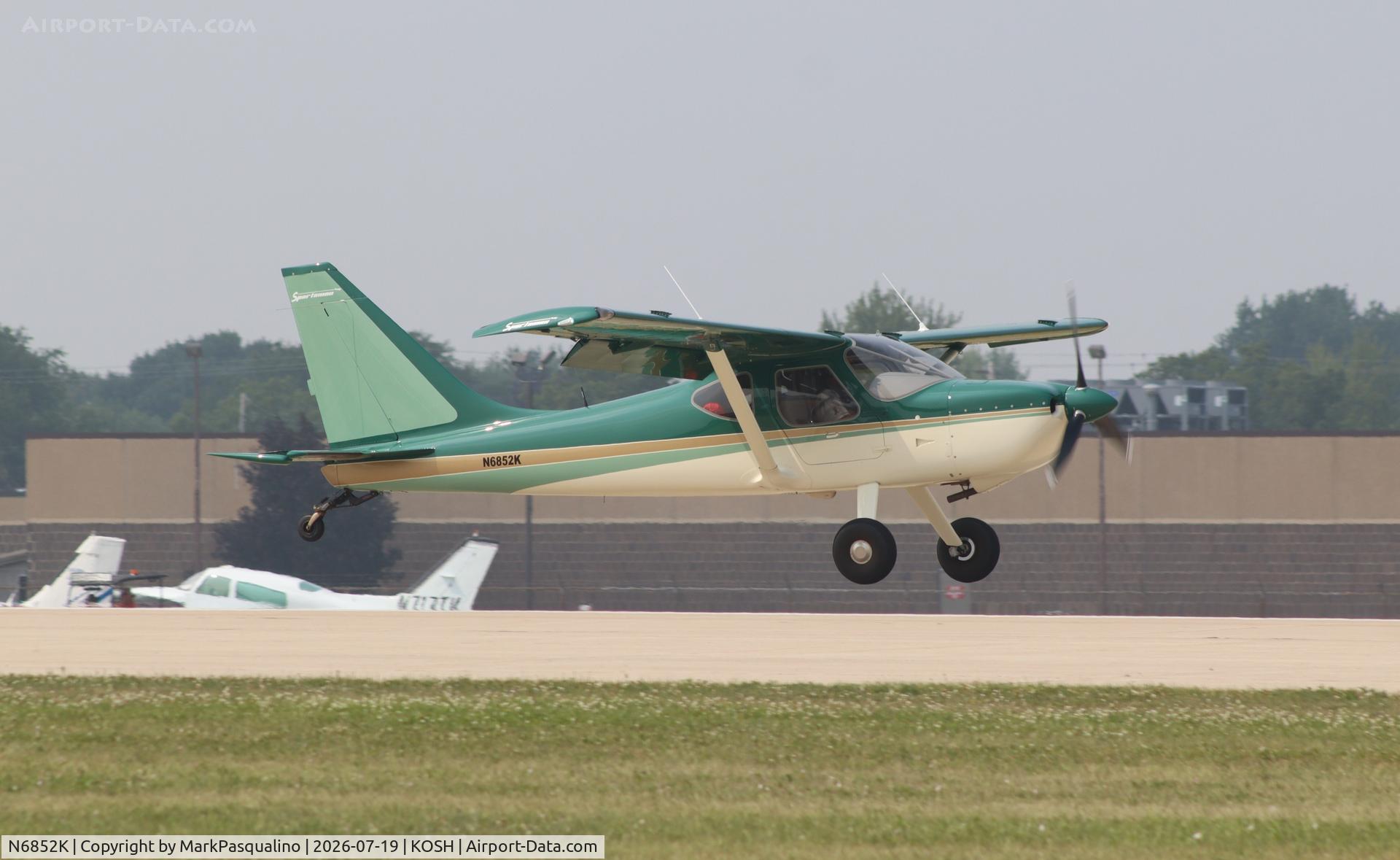 Aircraft N6852K, 2013 Glasair GS-2 Sportsman, c/n 7386, Glasair GS-2 Sportsman, at KOSH, photo by MarkPasqualino
