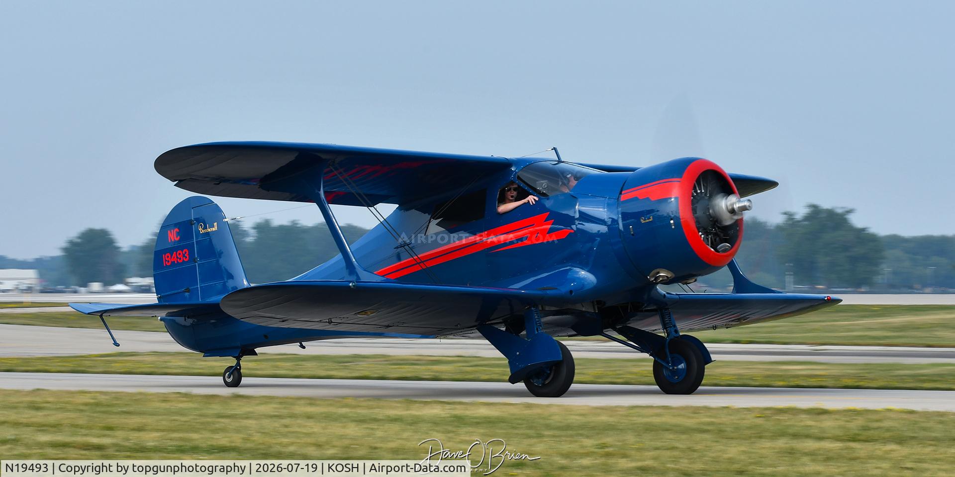 Aircraft N19493, 1939 Beech D17S Staggerwing, c/n 263, Oshkosh 26, at KOSH, photo by topgunphotography