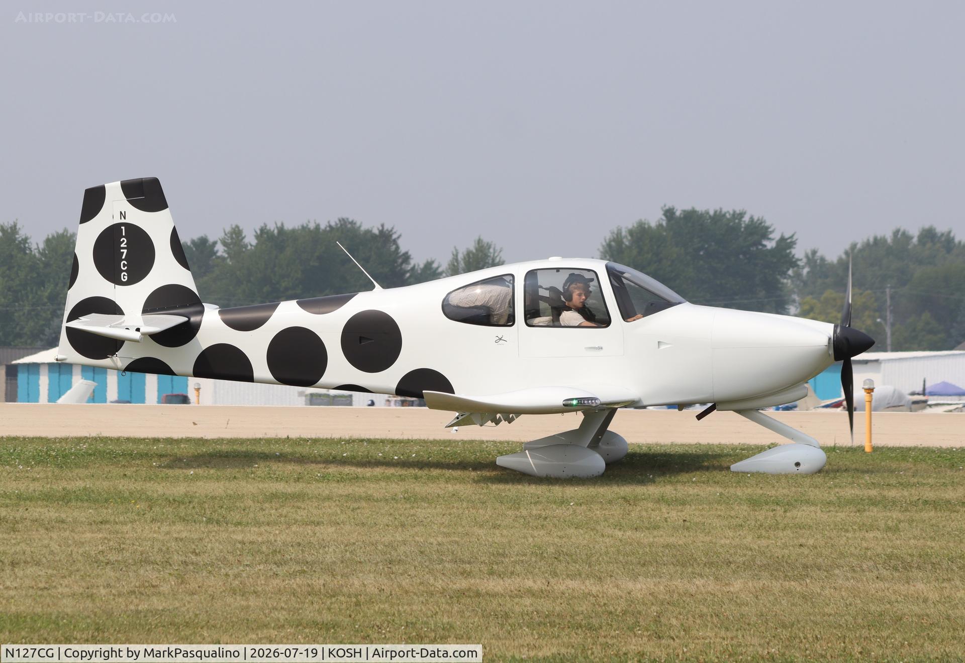 Aircraft N127CG, 2025 Gerber Clifford B VANS RV-10, c/n 41976, Vans RV-10, at KOSH, photo by MarkPasqualino