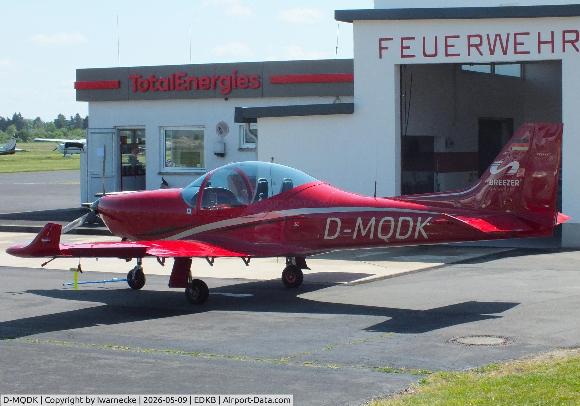 Aircraft D-MQDK, Breezer Breezer Sport, c/n 003, Breezer Aircraft Breezer Sport at Bonn-Hangelar airfield '2605, at EDKB, photo by iwarnecke