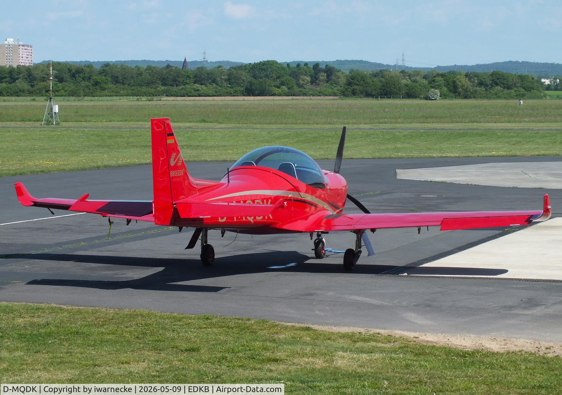 Aircraft D-MQDK, Breezer Breezer Sport, c/n 003, Breezer Aircraft Breezer Sport at Bonn-Hangelar airfield '2605, at EDKB, photo by iwarnecke