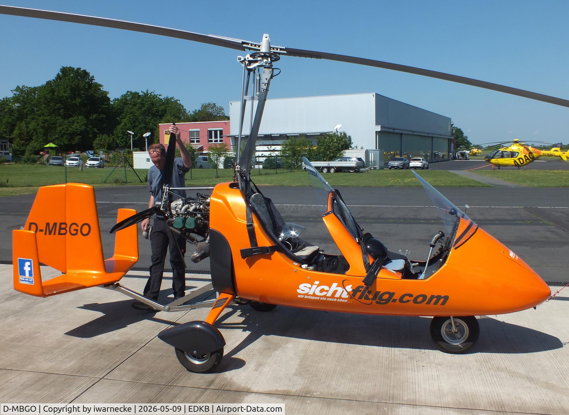 Aircraft D-MBGO, AutoGyro MT-03, c/n Not found D-MMMB, AutoGyro MT-03 at Bonn-Hangelar airfield '2605, at EDKB, photo by iwarnecke