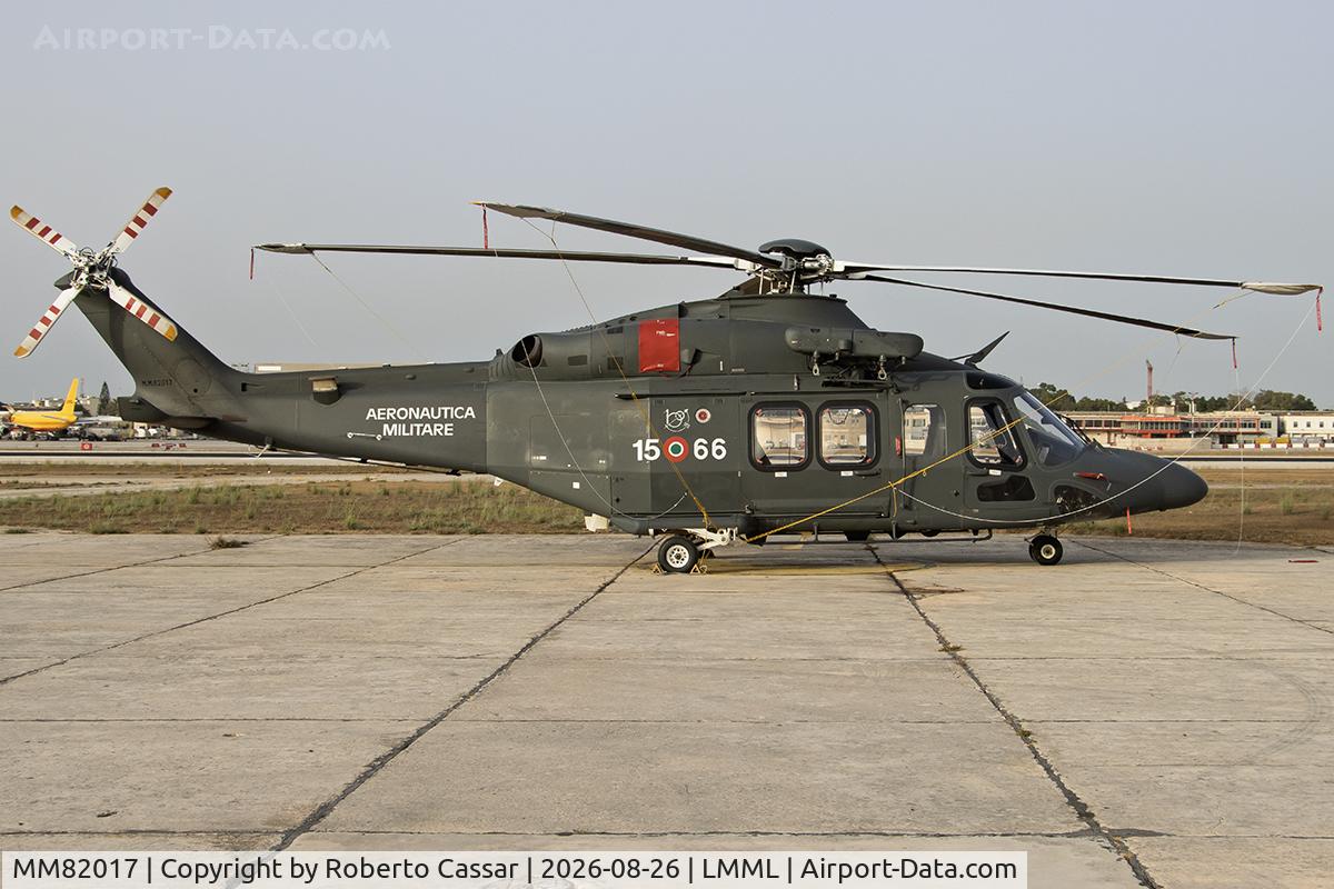 Aircraft MM82017, Leonardo / AgustaWestland AW-139M, c/n 31940, Park 7, at LMML, photo by Roberto Cassar