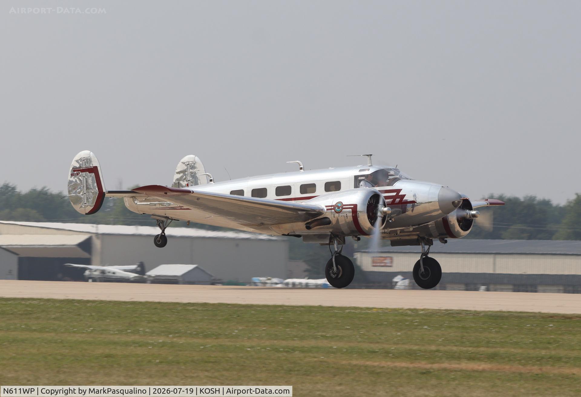 Aircraft N611WP, 1952 Beech C-45H Expeditor, c/n AF-875, Beech C-45H, at KOSH, photo by MarkPasqualino