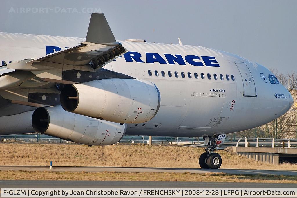 Aircraft F-GLZM, 1998 Airbus A340-313X, c/n 237, Stored LDE 2016 and broken up, at LFPG, photo by Jean Christophe Ravon / FRENCHSKY