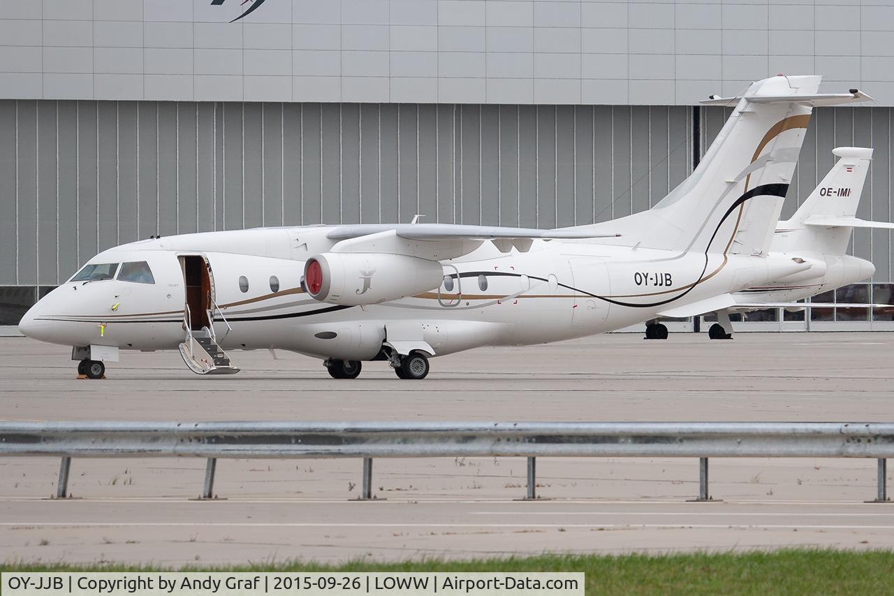 Aircraft OY-JJB, 2002 Fairchild Dornier 328-300 328JET, c/n 3199, Untitled DO328Jet, at LOWW, photo by Andy Graf
