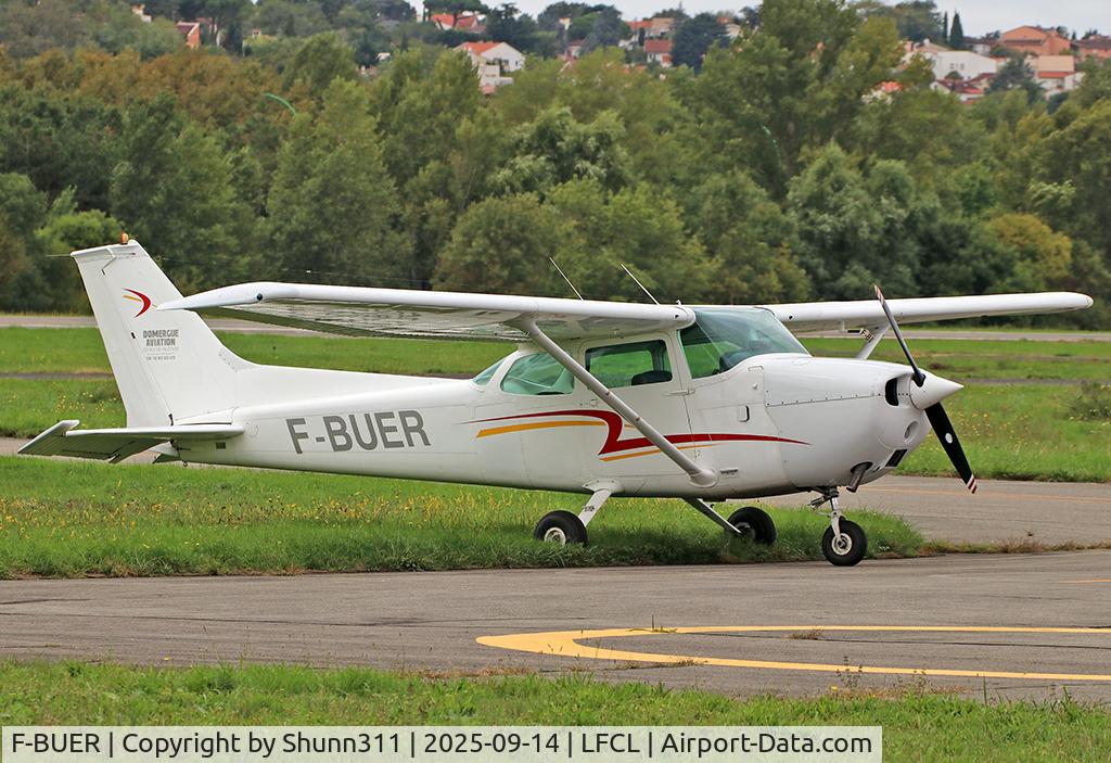 Aircraft F-BUER, Reims Cessna F172M Skyhawk, c/n 1026, Parked in the grass..., at LFCL, photo by Shunn311