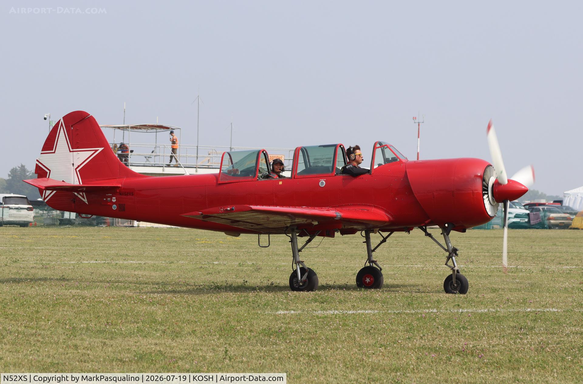 Aircraft N52XS, Yakovlev (Aerostar) Yak-52W, c/n 9912203, Yakovlev Yak-52W, at KOSH, photo by MarkPasqualino