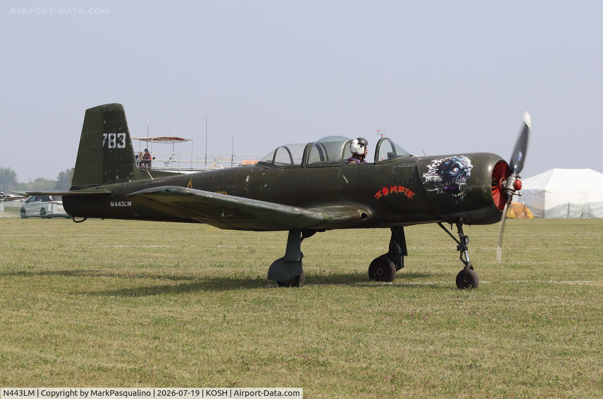 Aircraft N443LM, Nanchang CJ-6, c/n 3151214, Nanchang CJ-6, at KOSH, photo by MarkPasqualino