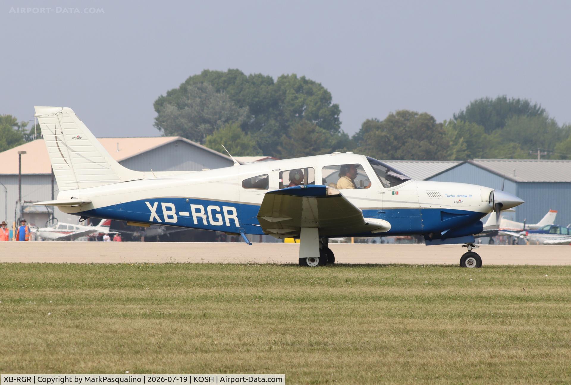 Aircraft XB-RGR, 1978 Piper PA-28R-201T Cherokee Arrow III, c/n 28R-7803084, Piper PA-28R-201T, at KOSH, photo by MarkPasqualino