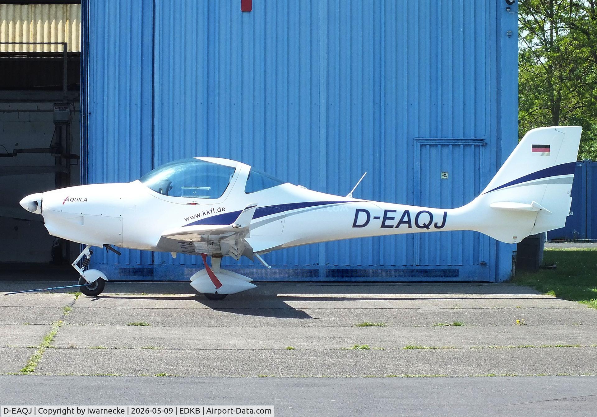 Aircraft D-EAQJ, 2010 Aquila A210 (AT01), c/n AT01-213, Aquila A210 (AT01) at Bonn-Hangelar airfield '2605, at EDKB, photo by iwarnecke