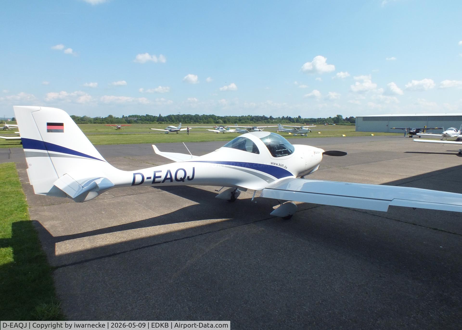 Aircraft D-EAQJ, 2010 Aquila A210 (AT01), c/n AT01-213, Aquila A210 (AT01) at Bonn-Hangelar airfield '2605, at EDKB, photo by iwarnecke