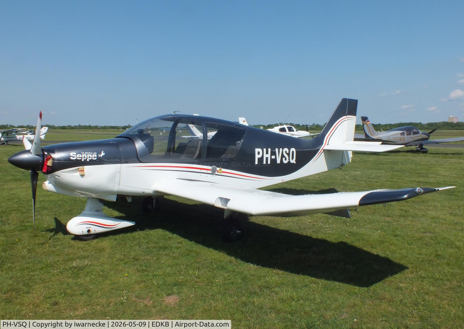 Aircraft PH-VSQ, 2005 Robin DR-400-140B Major, c/n 2581, Robin DR.400-140B Dauphin Major at Bonn-Hangelar airfield '2605, at EDKB, photo by iwarnecke