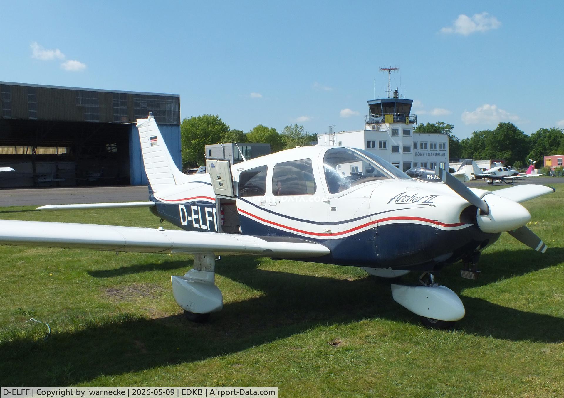 Aircraft D-ELFF, 1990 Piper PA-28-181 Archer II, c/n 28-8090068, Piper PA-28-181 Archer II at Bonn-Hangelar airfield '2605, at EDKB, photo by iwarnecke