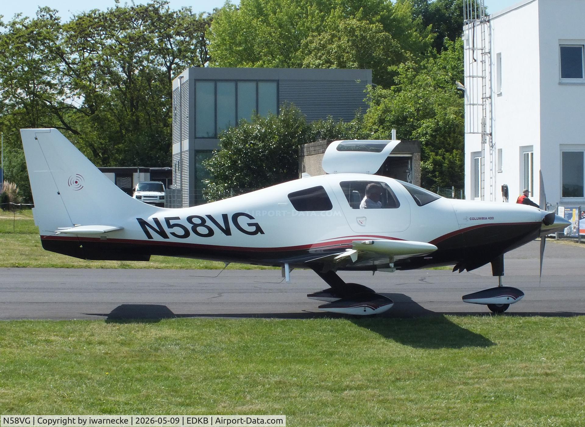 Aircraft N58VG, 2006 Columbia Aircraft Mfg LC-41-550FG Columbia 400, c/n 41640, Columbia 400 (LC41-550FG) at Bonn-Hangelar airfield '2605, at EDKB, photo by iwarnecke