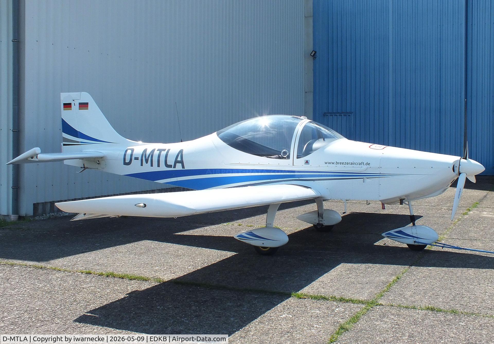 Aircraft D-MTLA, Aerostyle Breezer B400, c/n not found_D-MTLA, Aerostyle Breezer B400 at Bonn-Hangelar airfield '2605, at EDKB, photo by iwarnecke