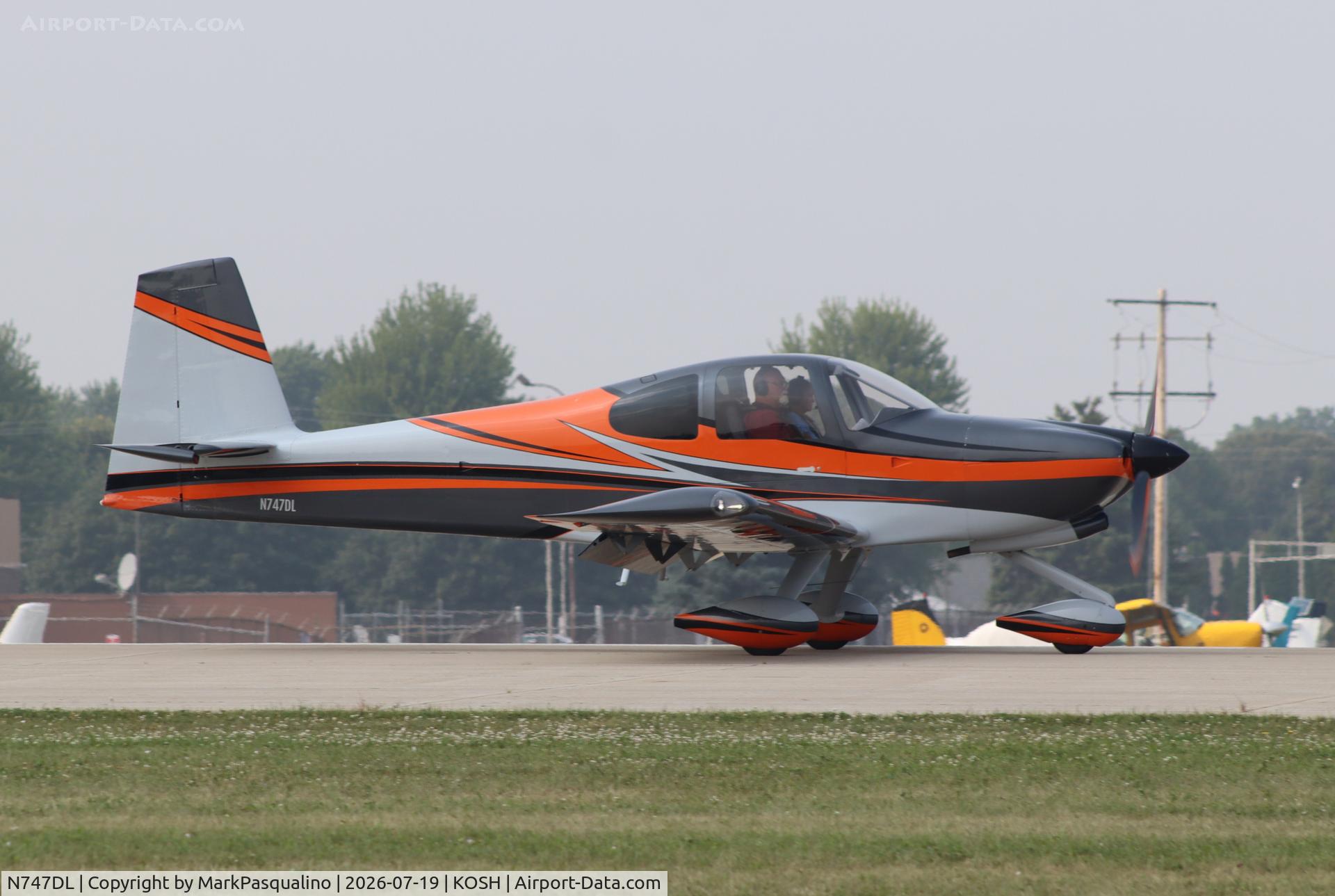 Aircraft N747DL, 2023 Vans RV-10, c/n 41524, Vans RV-10, at KOSH, photo by MarkPasqualino
