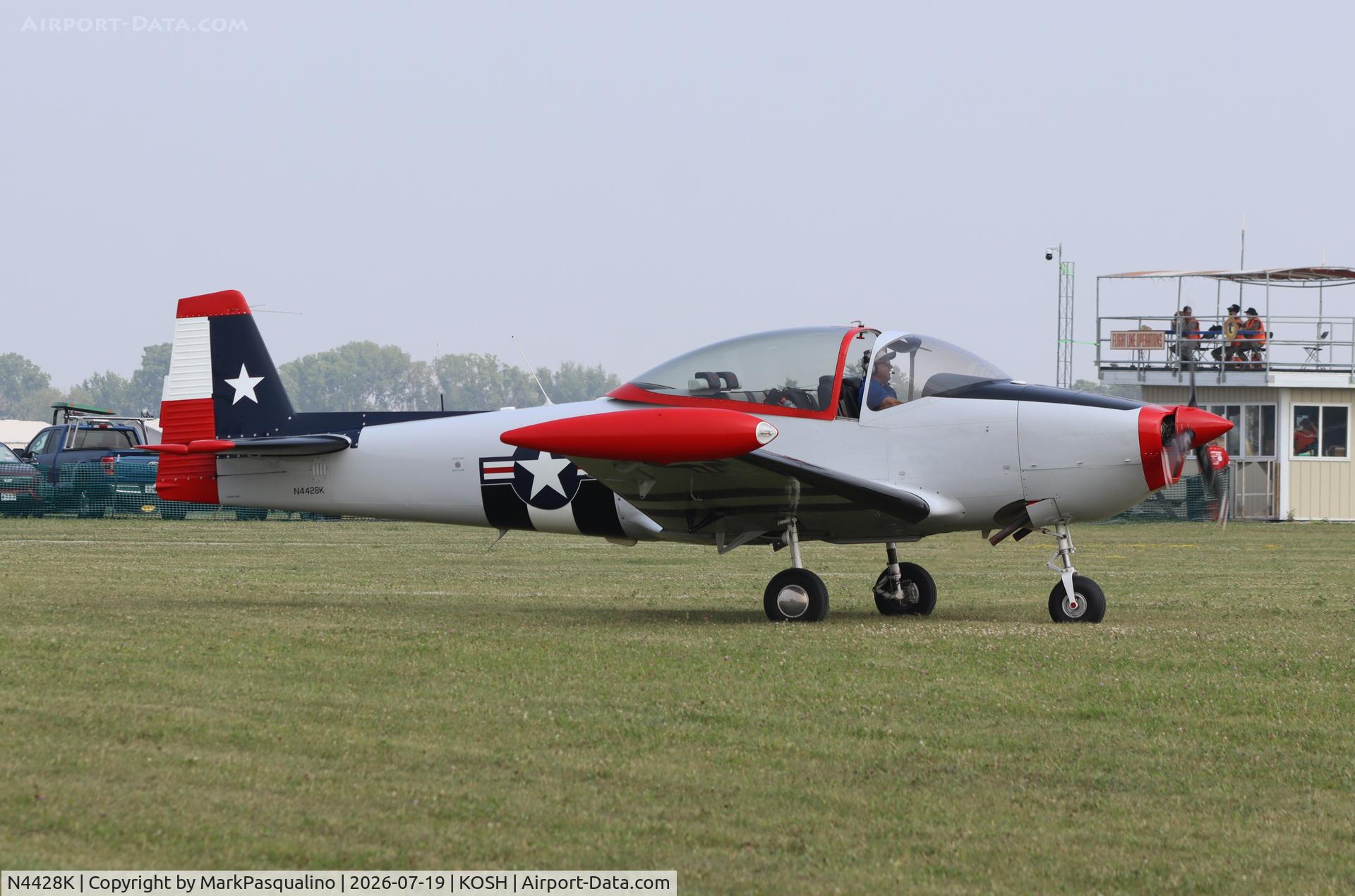 Aircraft N4428K, 1948 Ryan Navion, c/n NAV-4-1428, Ryan Navion, at KOSH, photo by MarkPasqualino
