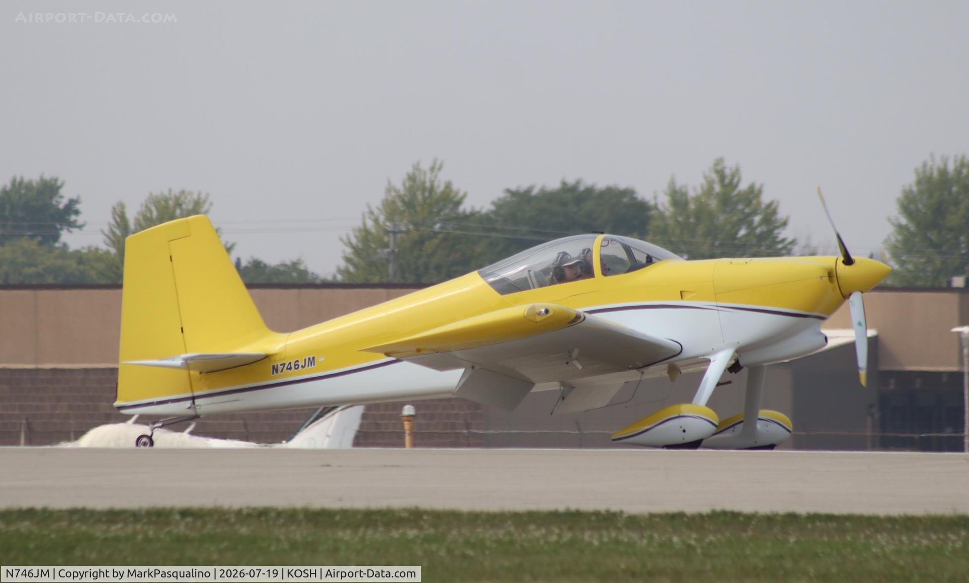 Aircraft N746JM, 2007 Vans RV-7, c/n 71695, Vans RV-7, at KOSH, photo by MarkPasqualino