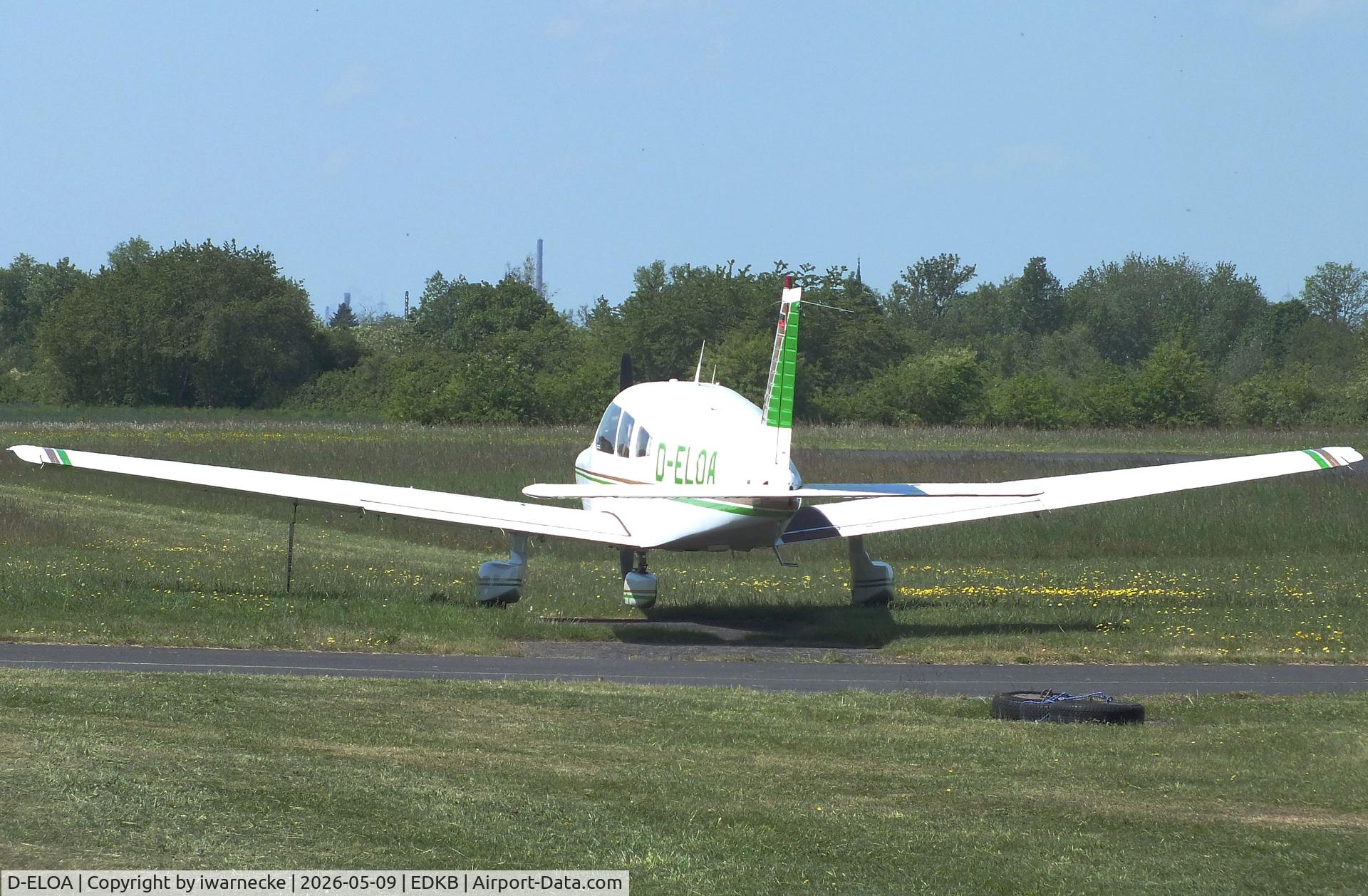 Aircraft D-ELOA, 1980 Piper PA-28-161, c/n 28-8016239, Piper PA-28-161 at Bonn-Hangelar airfield '2605, at EDKB, photo by iwarnecke
