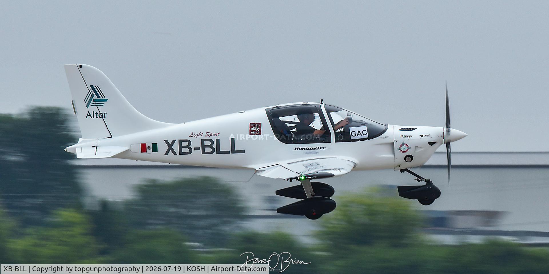 Aircraft XB-BLL, Horizontec Halcon II, c/n 1, Oshkosh 26, at KOSH, photo by topgunphotography