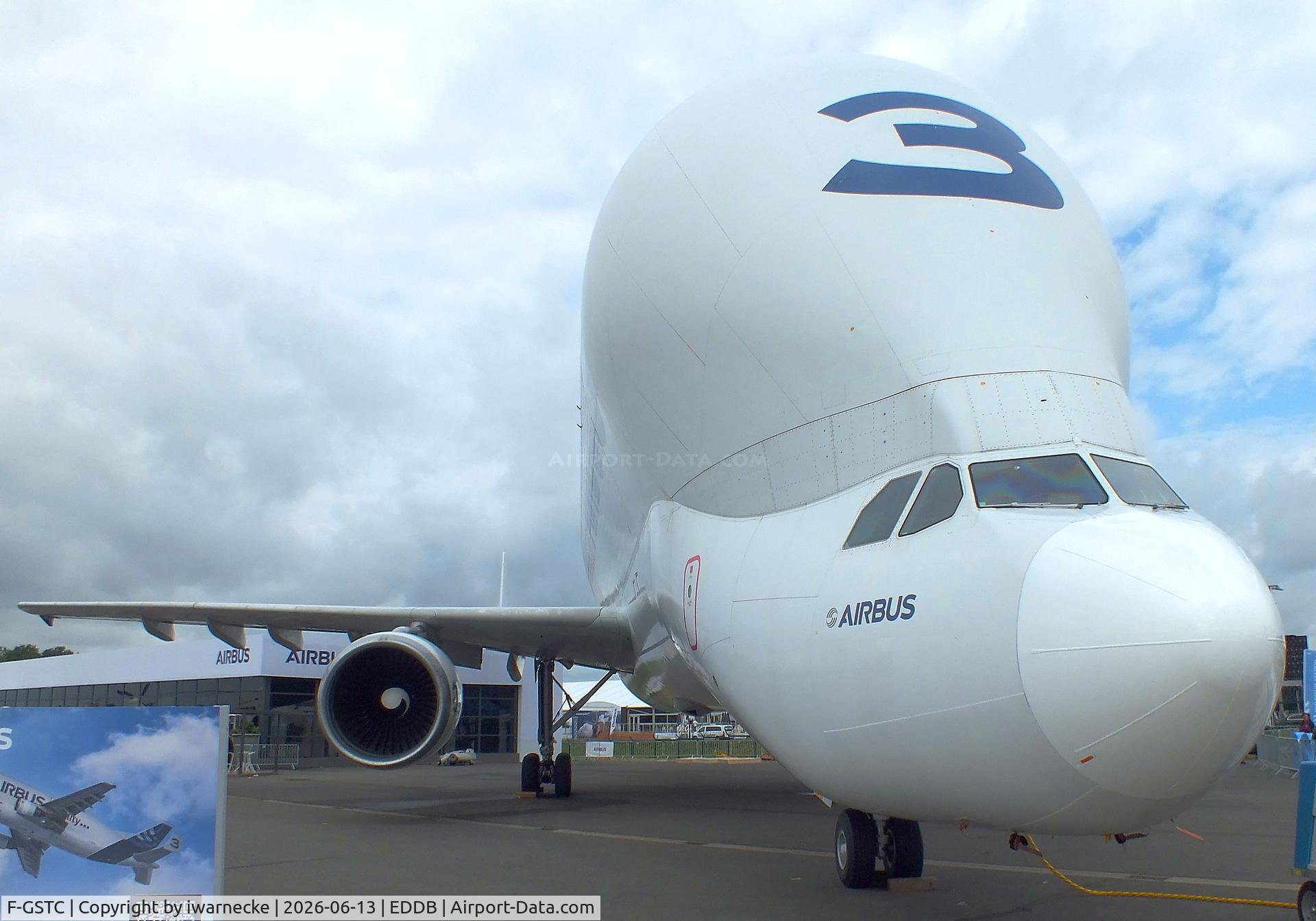 Aircraft F-GSTC, 1997 Airbus A300B4-608ST Super Transporter, c/n 765 l/n 003, Airbus A300B4-608ST Beluga at ILA 2026, Berlin, at EDDB, photo by iwarnecke