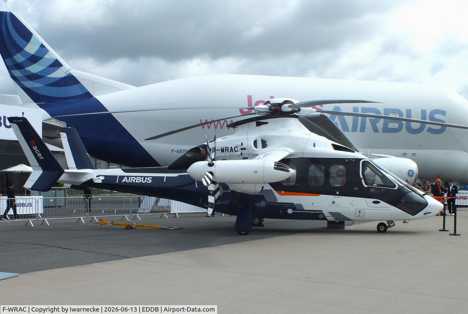 Aircraft F-WRAC, 2022 Airbus Helicopters H160 Racer, c/n 01, Airbus Helicopters H160 Racer at ILA 2026, Berlin, at EDDB, photo by iwarnecke
