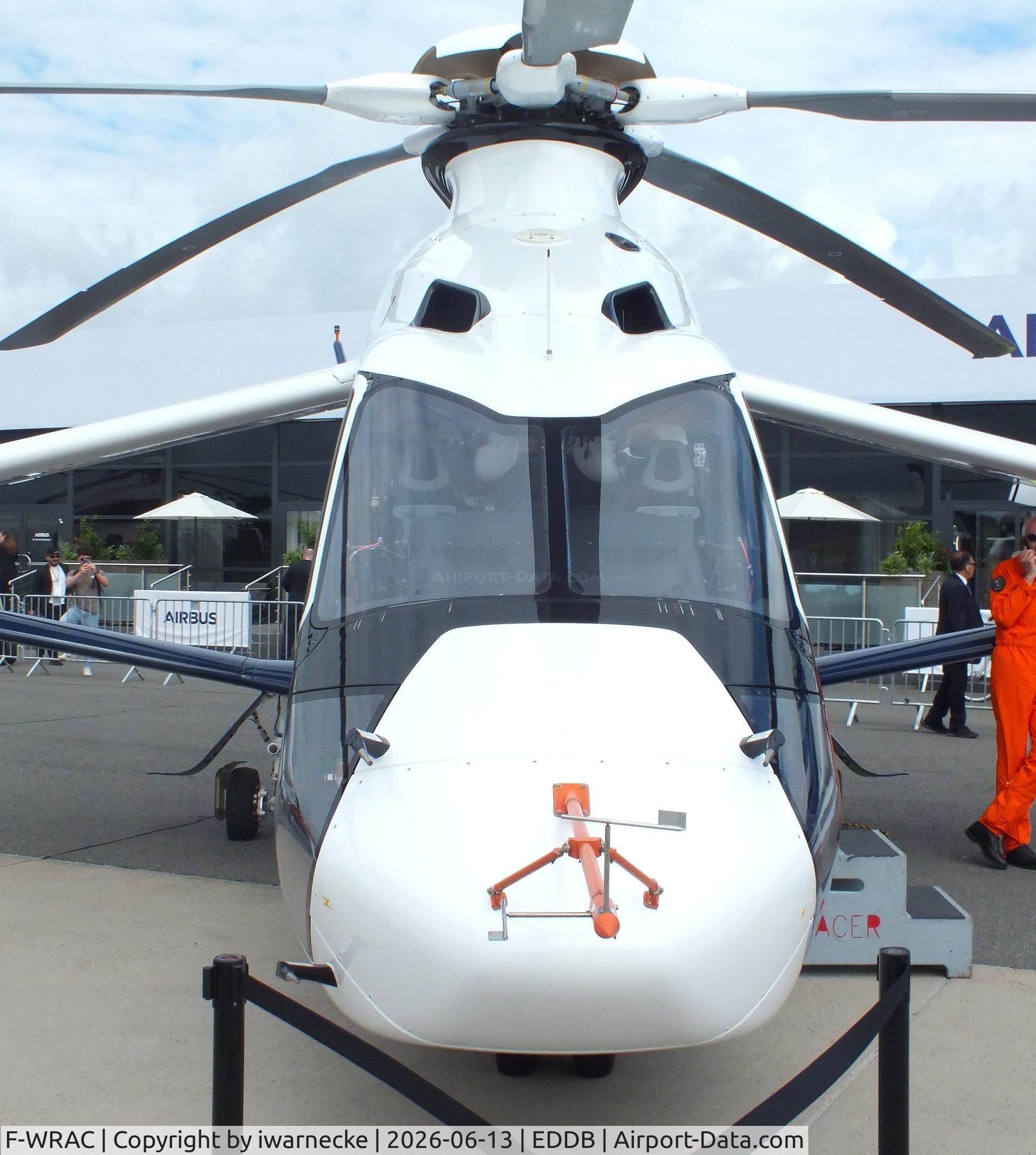 Aircraft F-WRAC, 2022 Airbus Helicopters H160 Racer, c/n 01, Airbus Helicopters H160 Racer at ILA 2026, Berlin, at EDDB, photo by iwarnecke