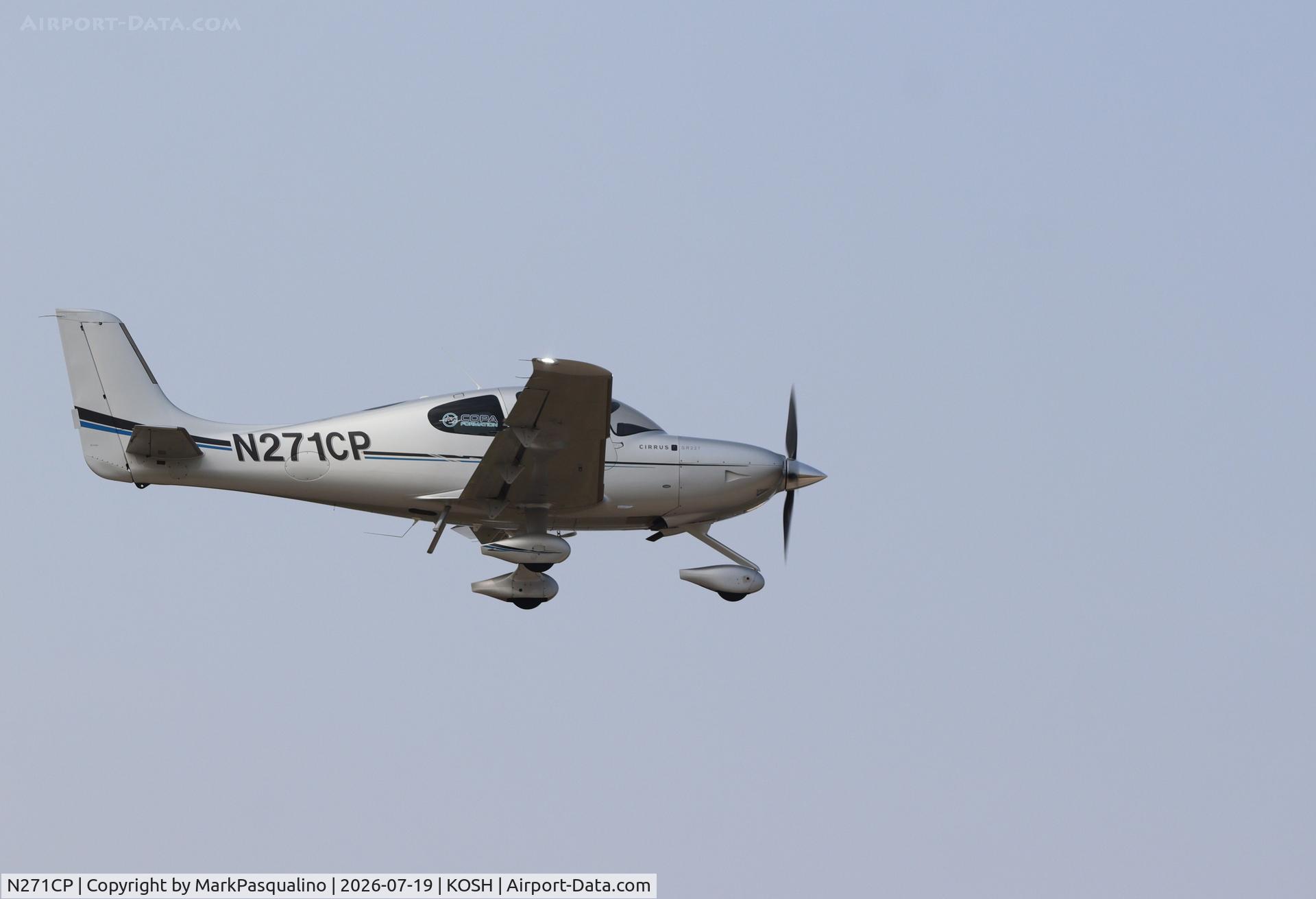 Aircraft N271CP, 2010 Cirrus SR22T, c/n 0044, Cirrus SR22T, at KOSH, photo by MarkPasqualino